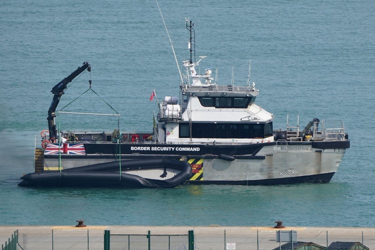 Teenager charged over Channel crossing on ‘mega dinghy’