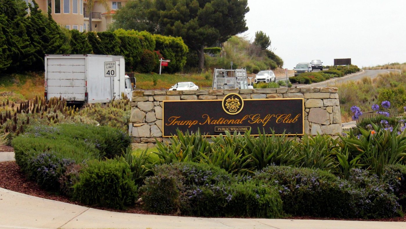 Armed man arrested at Trump golf course days before president's visit