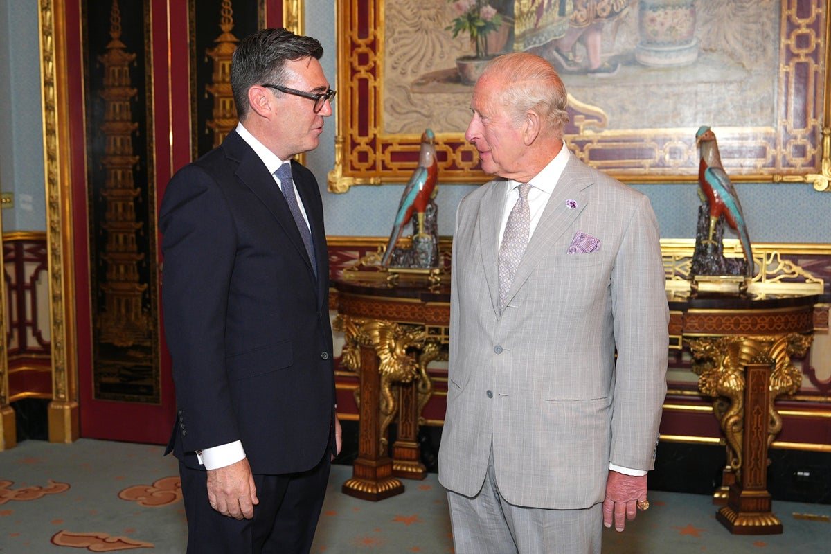 Andy Burnham becomes UK prime minister after meeting King Charles