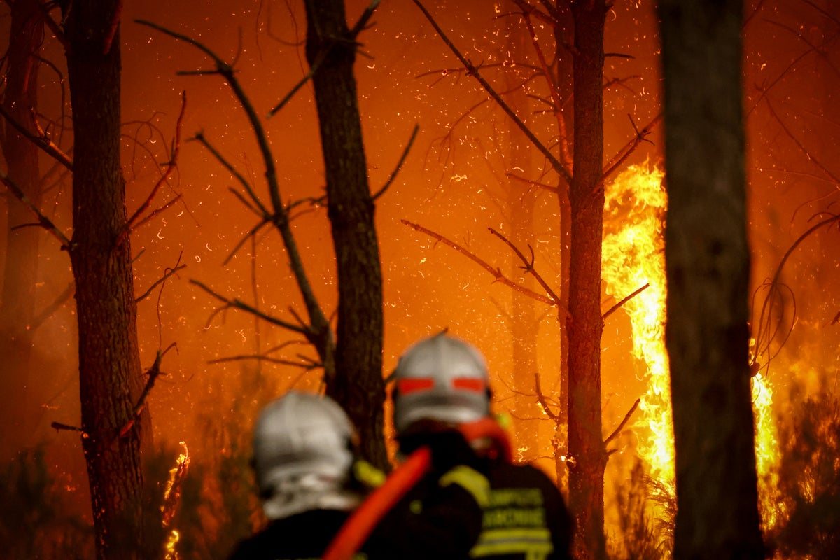 Europe wildfires: 300,000 displaced as blaze threatens Bordeaux and Spanish forests burn