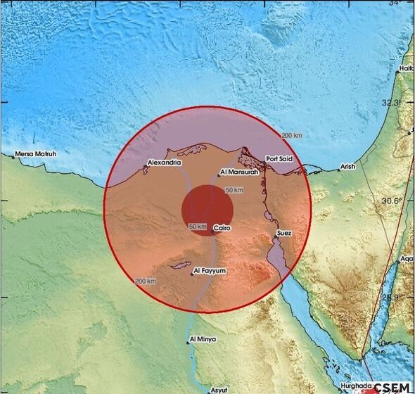 5.9-magnitude earthquake near Suez shakes Egypt and is felt in Israel