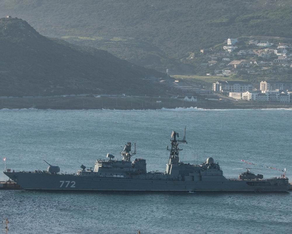 Russian Warship Conducts Live-Fire Drill 45 Miles Off UK Coast