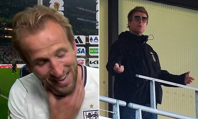 Liam Gallagher teases Harry Kane after England captain loses voice singing Wonderwall