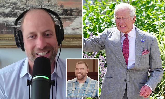Prince William warns Travis Kelce about England's boozy World Cup fans and reveals secret plan for UK tournament bid